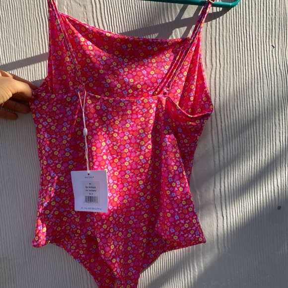Mai Swim Mod Bodysuit pink perennial size medium - Picture 3 of 8